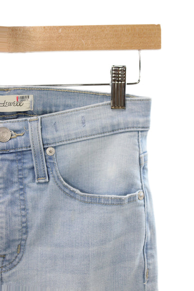 Madewell Womens Skinny Mid Rise Blue Jeans Size 24