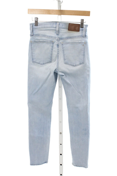 Madewell Womens Skinny Mid Rise Blue Jeans Size 24