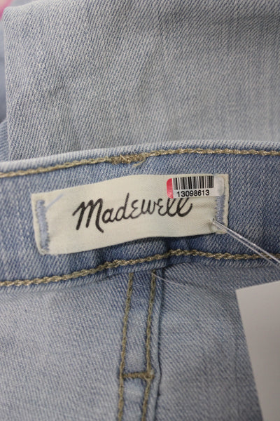Madewell Womens Skinny Mid Rise Blue Jeans Size 24