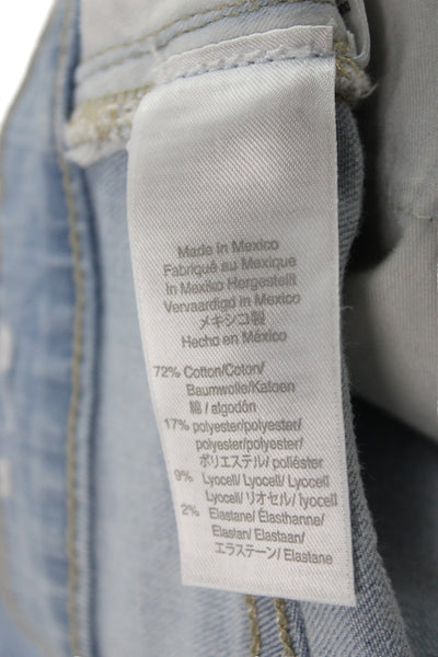 Madewell Womens Skinny Mid Rise Blue Jeans Size 24