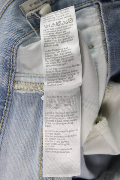 Madewell Womens Skinny Mid Rise Blue Jeans Size 24
