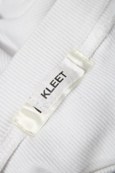 Madhappy Womens Basic White Crew Neck Short Sleeve T-Shirt Athleisure Size S