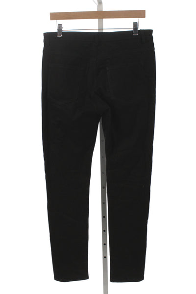 Chanel Women Skinny Jeans Black 97% Cotton Size 40