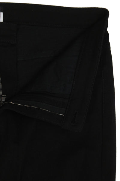 Chanel Women Skinny Jeans Black 97% Cotton Size 40