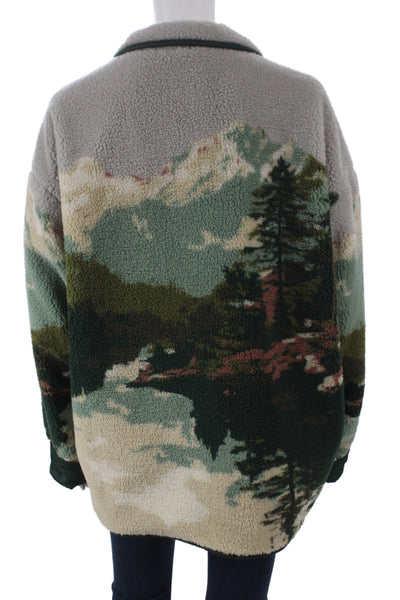 Woolrich Women Basic Jacket Multicolor Zip Long Sleeve Recycled Size M