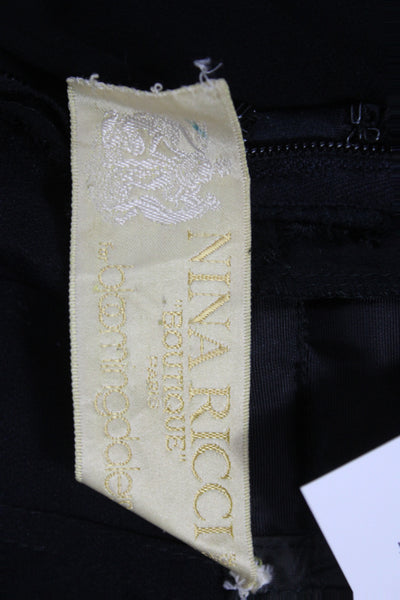 Nina Ricci Womens Maxi Dress Black Sheer V-Neck Sleeveless Mid-Calf Size S