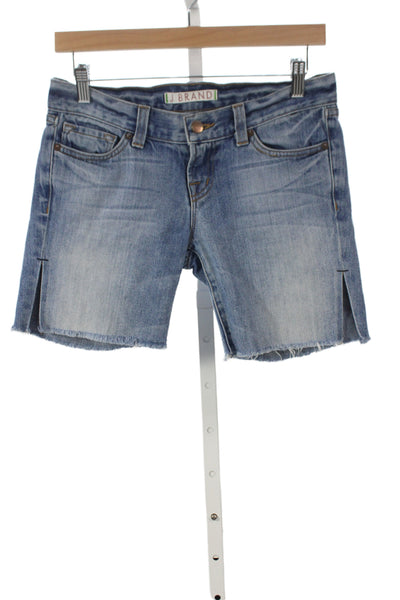 J Brand Womens Cut-Off Blue Cotton Shorts Size 24