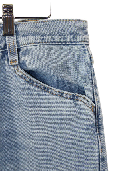 Levis Mens Wide-Leg Blue Cotton Jeans Mid Rise 31 Inseam Size 30