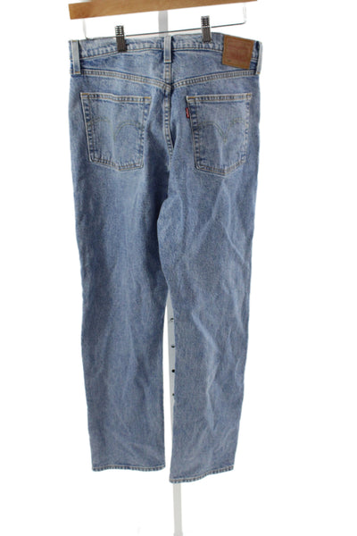 Levis Mens Blue Straight Jeans Size 30
