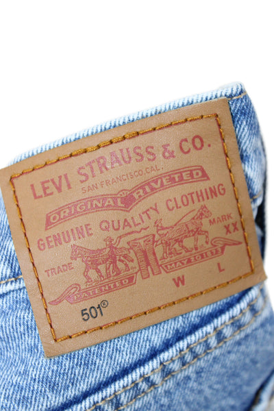 Levis Mens Blue Straight Jeans Size 30