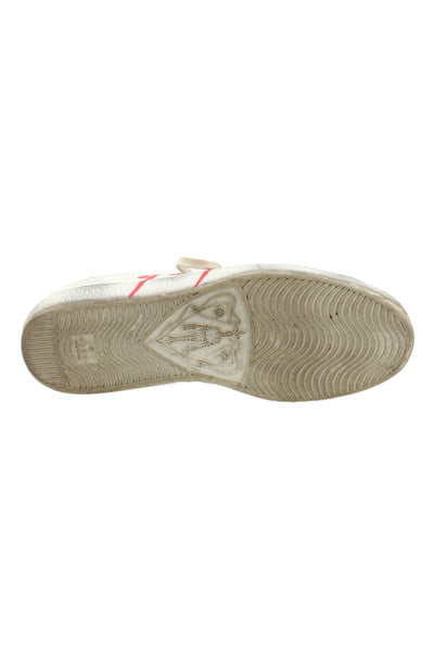 Gucci Mens Ace Gucci Blade Lace-Up Sneakers White Size 11