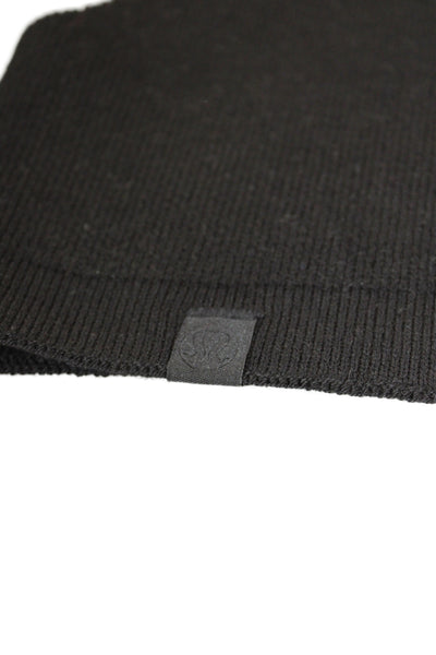 Lululemon Womens Light Weight Scarf Black Grey Size One Size