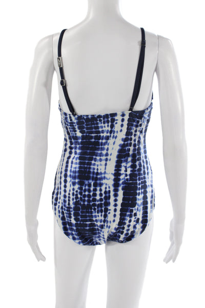 Michael Michael Kors Women One Piece Tie Dye Nylon Swimsuit Beach Size 12