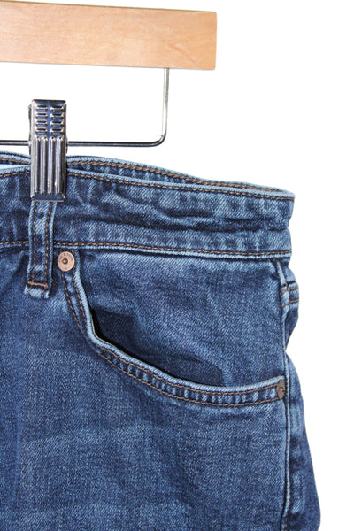 Rag & Bone Women Straight Jeans Blue Mid Rise Cotton Inseam 26 Size 26