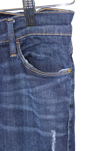 Frame Denim Womens Blue Skinny Jeans Cotton Size 28