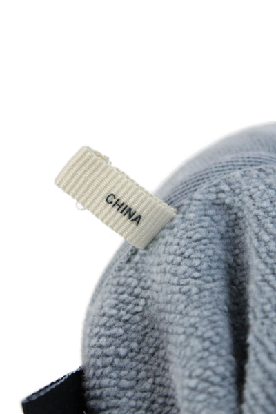 Kith Boys Cotton Half Zip Long Sleeve Hooded Top Faded Blue Size 2