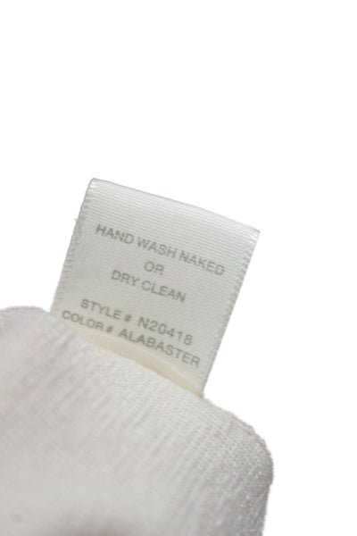 Naked Cashmere Womens V-Neck Sleeveless Pullover Beige Size S