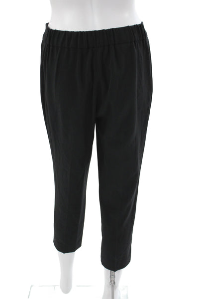 Babaton Womens Black Cropped Pull On Pants Size 2