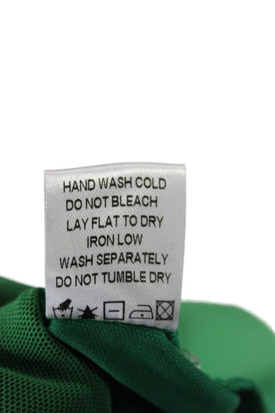 More To Come Women Strapless Green Mini Dress Size XS
