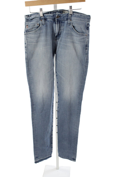 AG Mens Straight Blue Cotton Jeans Size 32