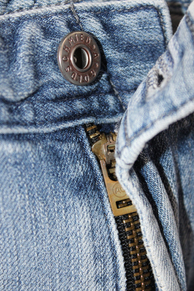 AG Mens Straight Blue Cotton Jeans Size 32