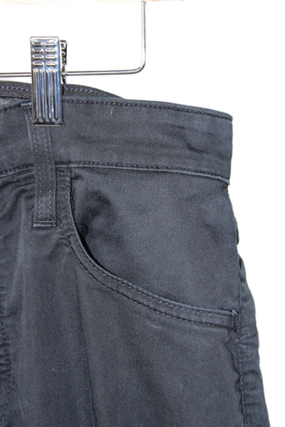 AG Mens Straight Black Cotton Jeans Button Fly Size 31