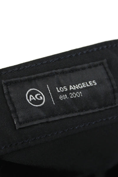 AG Mens Straight Black Cotton Jeans Button Fly Size 31