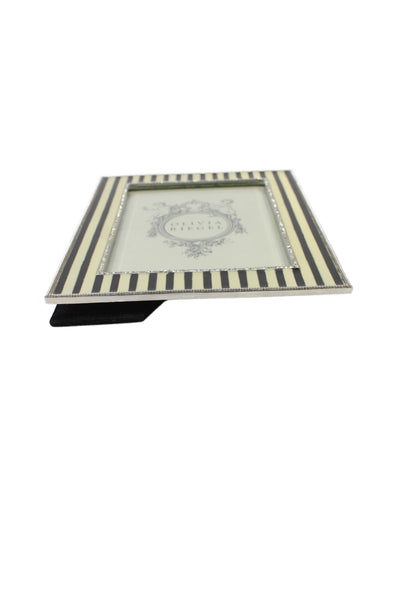 Olivia Riegel Womens Glass Striped Photo Frame 9x7