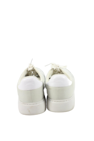 Camper Mens Leather Lace Up Low Top Chunky Sole Sneakers White Size 44