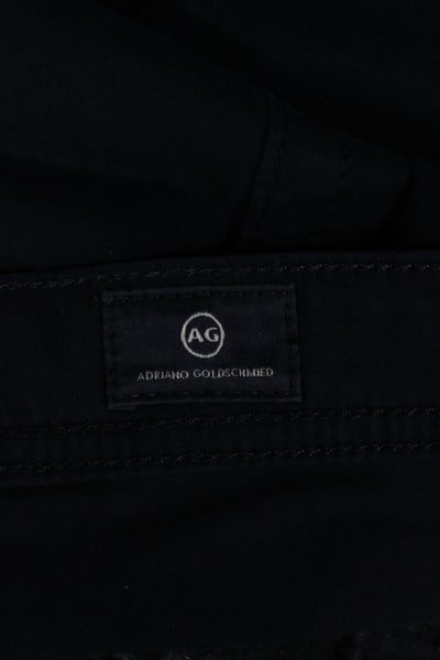 AG Adriano Goldschmied Mens Blue Chino Pants 97% Cotton Button Fly Size 36