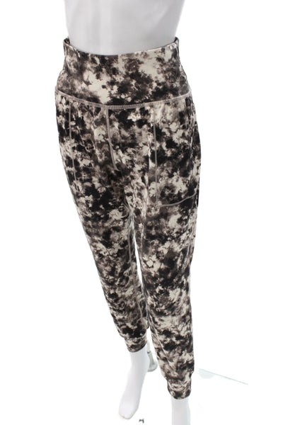 Athleta Womens Black Tie Dye Jogger Pants Pull On Size XS