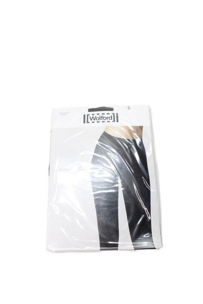 Wolford Women's Light Support Stocking Black Size S Set Of 3
