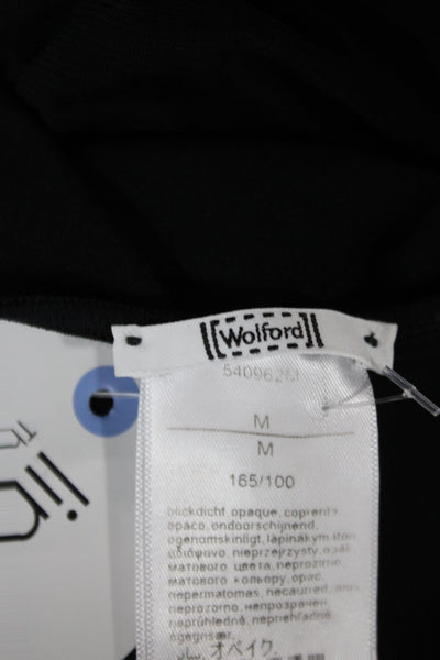 Wolford Women Black Scoop Neck Sleeveless Tunic Size M
