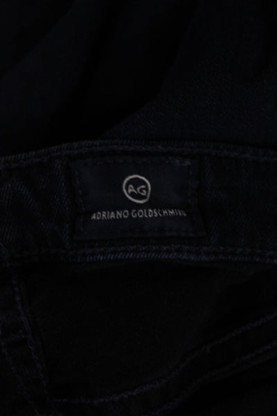 AG Womens Skinny Jeans Blue Mid Rise Button Fly Size 28