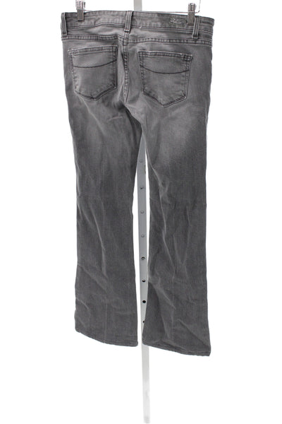 Paige Womens Gray Mid Rise Bootcut Jeans Size 28