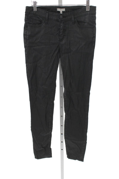 Joie Womens Black Skinny Jeans Mid Rise Cotton Blend Size 28