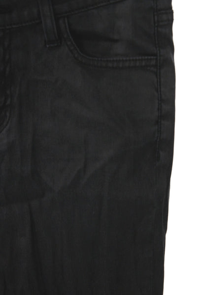 Joie Womens Black Skinny Jeans Mid Rise Cotton Blend Size 28