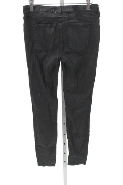 Joie Womens Black Skinny Jeans Mid Rise Cotton Blend Size 28