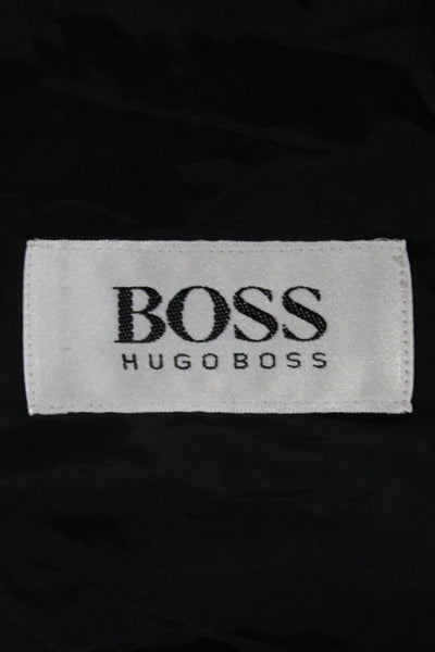 Boss Hugo Boss Mens Check Mohair Blazer Button Closure Multicolor Size 38