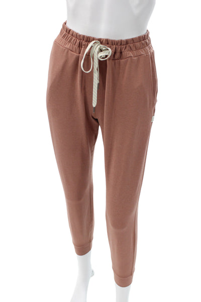 Vuori Womens Jogger Pants Brown Drawstring Athleisure Size S