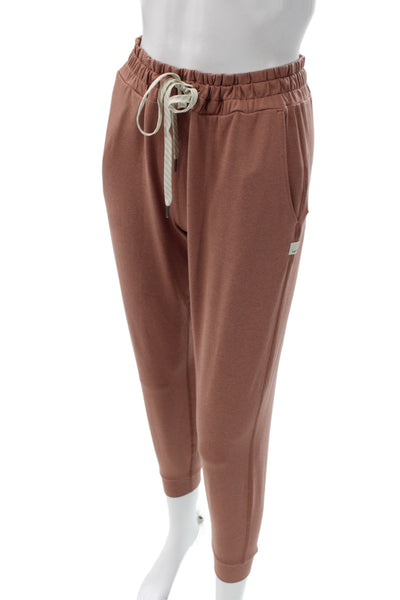 Vuori Womens Jogger Pants Brown Drawstring Athleisure Size S