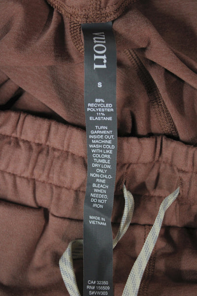 Vuori Womens Jogger Pants Brown Drawstring Athleisure Size S