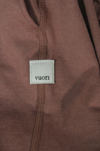 Vuori Womens Jogger Pants Brown Drawstring Athleisure Size S