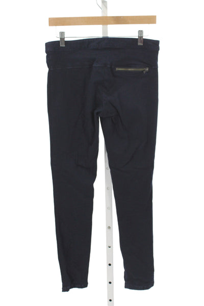 Veronica Beard Womens Blue High Rise Modal Jegging Button Size 4