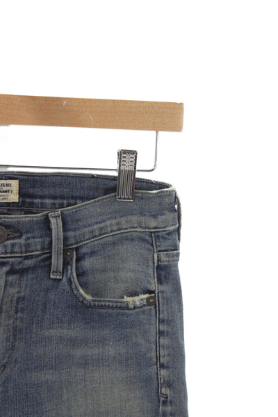 Citizens of Humanity Women Skinny High Rise Blue Cotton Jeans Size 26
