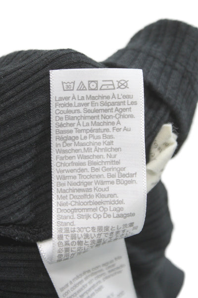 Madewell Womens Black Scoop Neck Short Sleeve Basic T-Shirt Size S