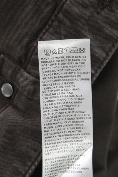 Ermenegildo Zegna Men Chino Pants Brown 98% Cotton Size 35