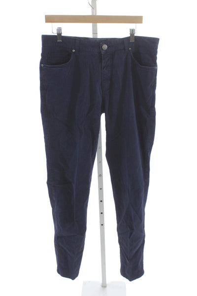 Ermenegildo Zegna Mens Blue Chinos Size 35