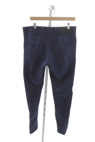 Ermenegildo Zegna Mens Blue Chinos Size 35