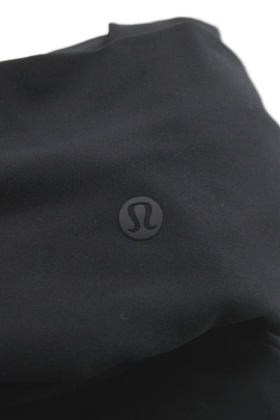 Lululemon Women Athletic Midi Skirt Black Nylon Pull On Size 8